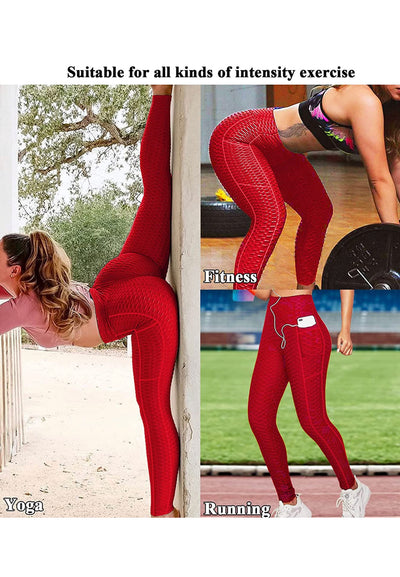 Womens Honeycomb Foam Tiktok Yoga Pants With Pocket Perfect For Booty  Lifting, Gym, Running, And Athletic Wear From Sportsyoga, $14.62